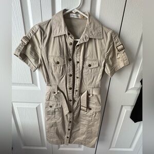 Calvin Klein Women's Tan Utility Dress